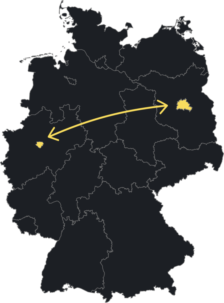 Umzüge von Berlin nach Dortmund