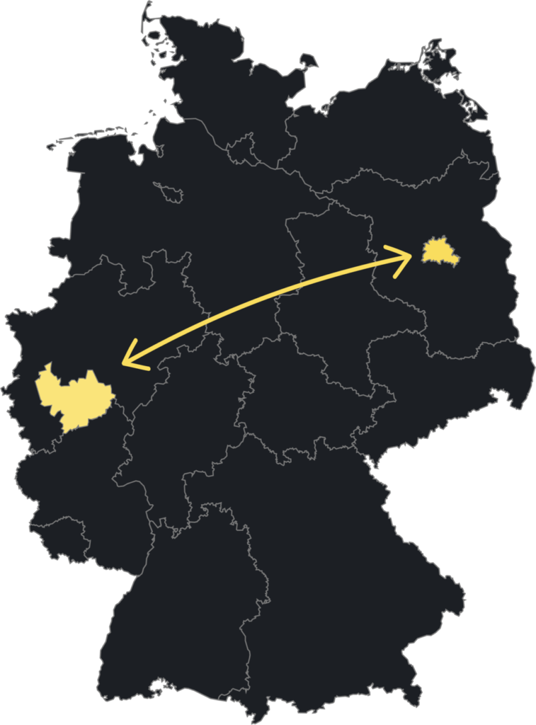 Umzüge von Berlin nach Köln