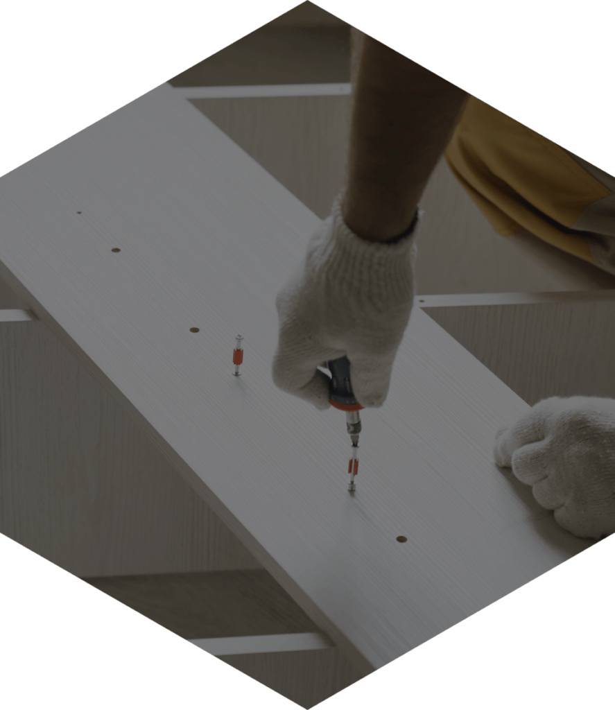 Möbelmontage Hexagon PNG