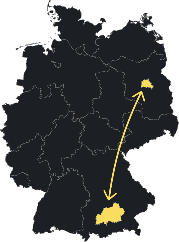 Umzüge von Berlin nach München