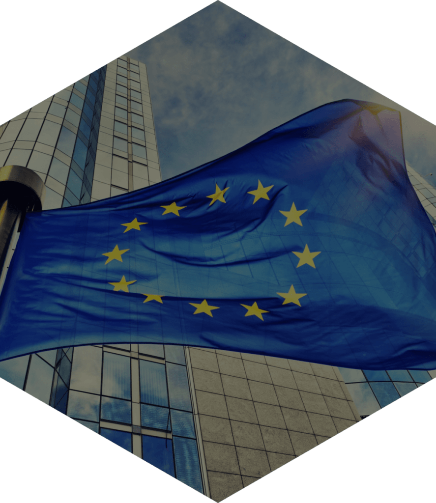 Europa Fahne Hexagon PNG